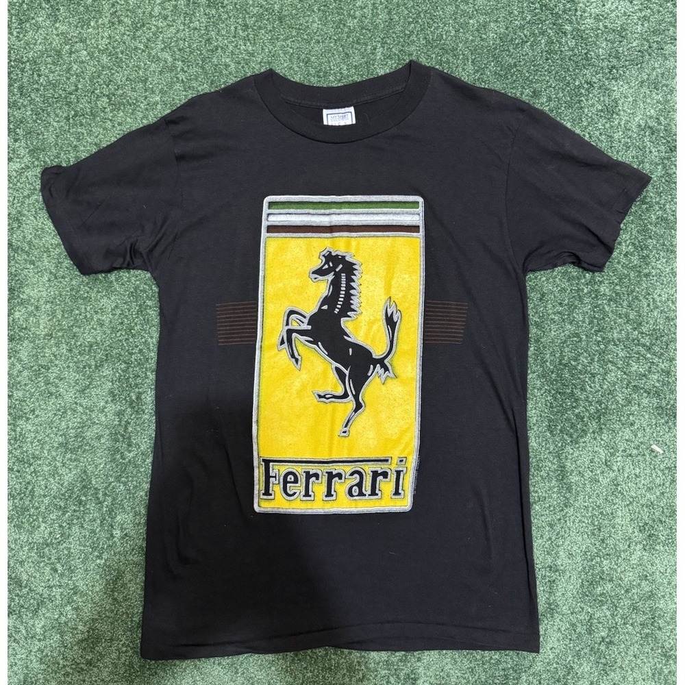 Vintage 90's Speed Limit Seventy Ferrari T Shirt Large